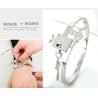 Buy cheap Personalized Stainless Steel Jewelry Key Lock Couples Fashion Bracelet from wholesalers