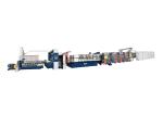 HDPE Plastic PP Raffia Tape Extrusion Machine Flat Film Stretching Line