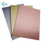 High UV Resistance Aluminium Acp Sheet Brushed Special Treatment PE Coating