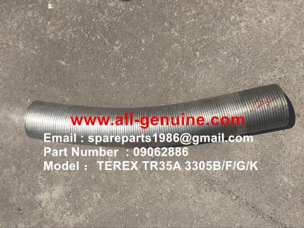 Buy cheap 09062886 FLEXIABLE TUBE TEREX NHL SANY TR35A 3303 3305 3307 TR50 TR60 TR100 NTE240 NTE260 MT3600 MT3700 MT4400AC from wholesalers