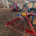 GL1x40KN 4T Hydraulic Tensioner Transmission Wire Stringing Equipment