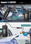 Emergency Car Battery Booster Pack Total Output 65w 20000mAh Portable Power
