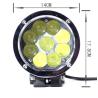 Buy cheap 5.5-inch Round LED Work Light with 9-piece * 5W High-intensity Cree, Super Bright for Off-road from wholesalers