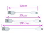 High Quality Durable Short Fast Charging 2A Micro V8 Charging Cable for Power