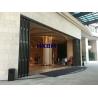 Buy cheap Large Opening Double Glazed Folding Door Wood Color Aluminium Frame Bifold Doors from wholesalers