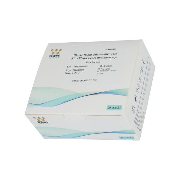HbA1c IFA Rapid Test Kit WWHS POCT CE Approved Rapid Blood Diagnosis Cassette IVD