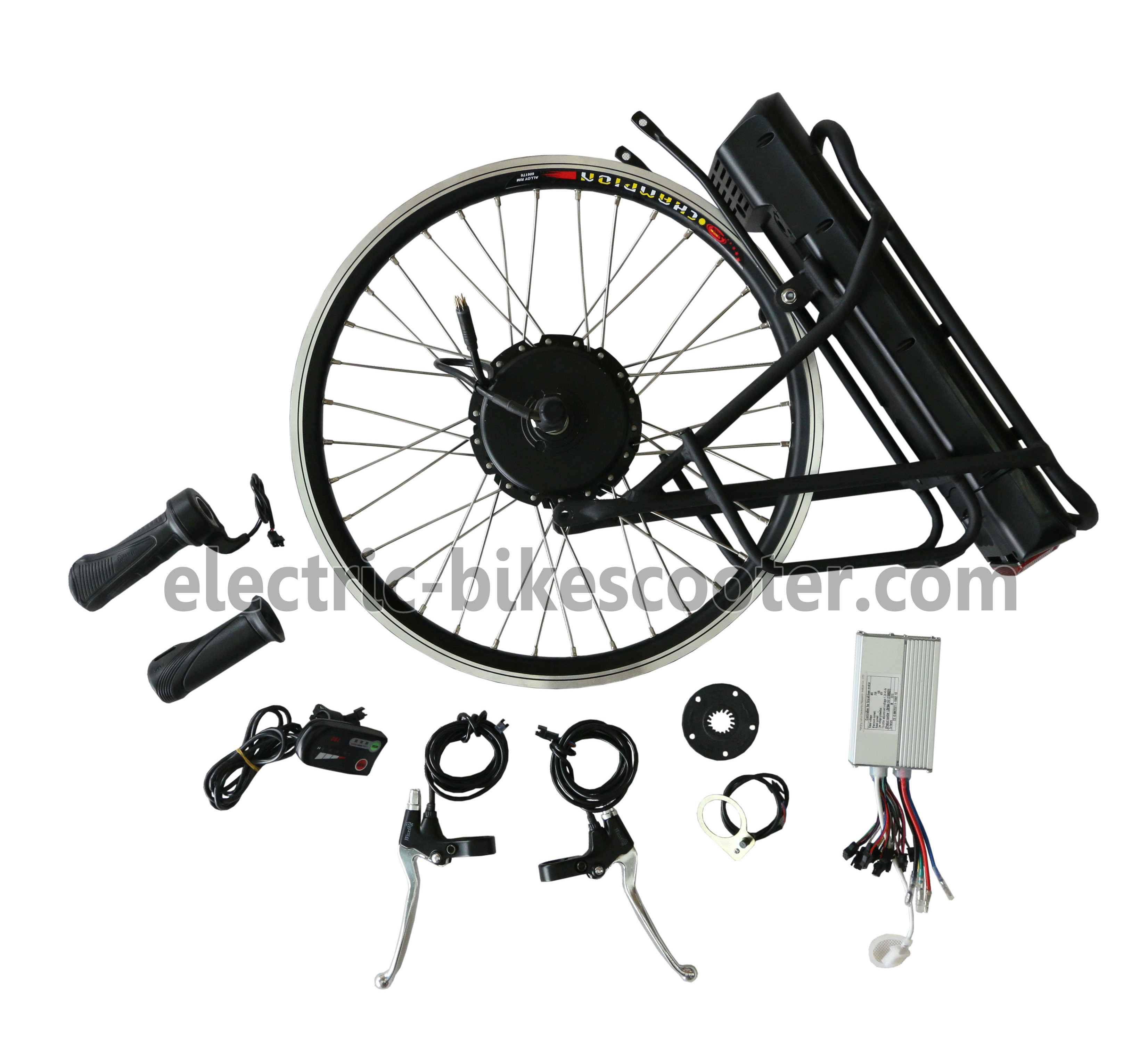 350W 36V Ebike Conversion Kit Front Rear Wheel 26" Wheel