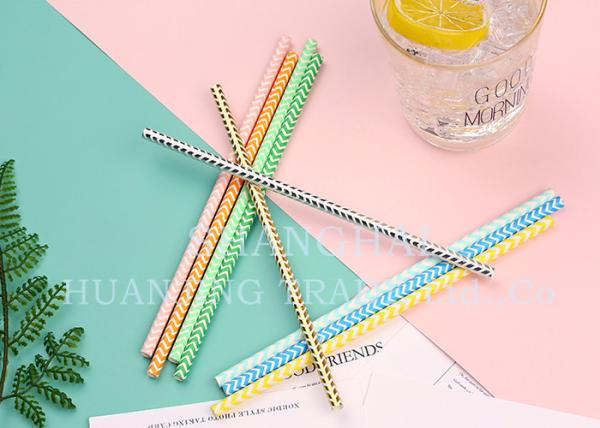 Buy cheap Smooth Multi Layered Assorted Paper Straws Durable Reusable Water Resistant from wholesalers