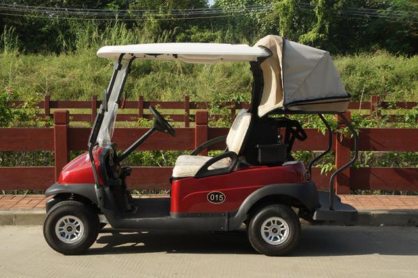 Buy cheap Trojan Battery 2 Passenger Electric Golf Cart With Rear Bag Cover from wholesalers