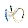 Buy cheap 12 core Simplex Flat Round Telecommunication fiber optic , MPO - SC Fiber optic jumper from wholesalers