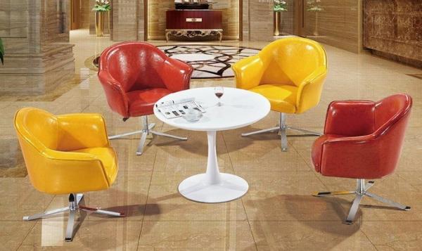 Buy cheap modern PU leather meeting chair furniture/PU leather swivel coffee chair from wholesalers