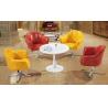 Buy cheap modern PU leather meeting chair furniture/PU leather swivel coffee chair from wholesalers