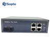 Buy cheap 2 Fiber 4 UTP Ports 10/100/1000M Ethernet Media Converter from wholesalers