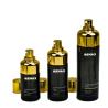 Buy cheap 30ml 50ml 100ml 120ml Black Color Gold Plated Bottle Packaging With Threaded Lid Luxury Style from wholesalers