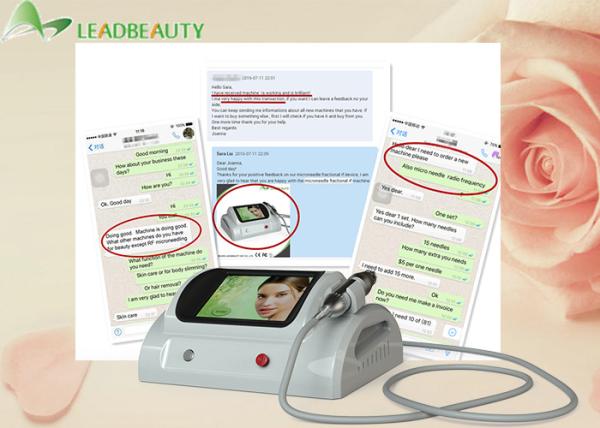 Buy cheap Professional Microneedle Fractional RF Facial 5MHZ RF frequency skin rejuvenation for spa use from wholesalers