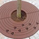 Urban Accessories Outdoor Street Corten Steel Tree Grating Sidewalk Laser