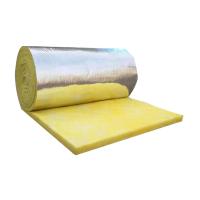 Buy cheap Fire Resistant Fibreglass Wool Roll Insulation Heat Conductivity Of 0.038-0.042 product