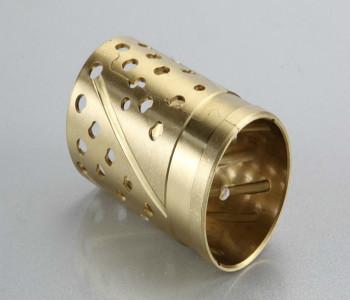Buy cheap Sturdy Bronze Self Lubricating Bearing Brass Color Corrosion Resistant from wholesalers
