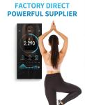 65" Interactive Fitness Touch Screen Workout Mirror LCD Display With Virtual