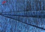 Jerseys Melange Weft Knitted Fabric 100% Polyester Non - Stretch Plain Dyed
