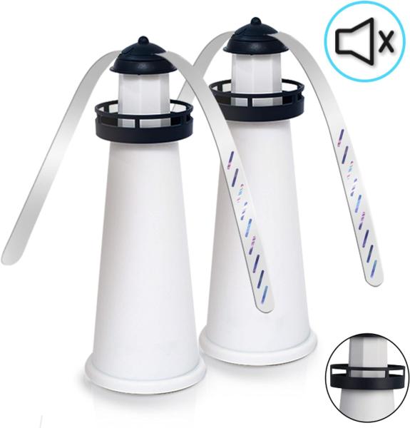 JZ Chemical Free Household Indoor Outdoor UV Electric AA Battery Fly Killer