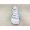Buy cheap Heightening White Platform Sandals With Line Belt For Beach Open Toe from wholesalers