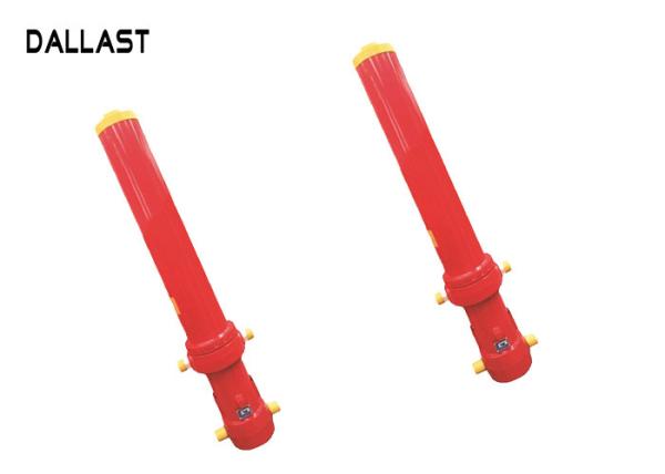 Buy cheap Dump Truck Single Acting Telescopic Hydraulic Cylinders With Heavy Duty Welded Construction from wholesalers
