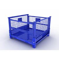 Buy cheap 3000KG Warehouse Storage Shelves Lockable Storage Roll Wire Storage Cages product