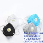 Anti Virus N95 Face Mask Folding Non Woven Material With Breathing Valve