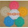 Buy cheap Crochet dinner table mat fabric doilies cup pot pad lace doily, Handmade Crochet Tablecloth, Doily from wholesalers