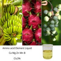 Buy cheap Ph3-5 amino acid chelated Ca Mg Zn B Mn Liquid Fertilizer Yellow Liquid Chelated product