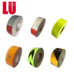 2 Inch White+Red Diamond Grade Truck Safety Reflective Material Retro Reflect
