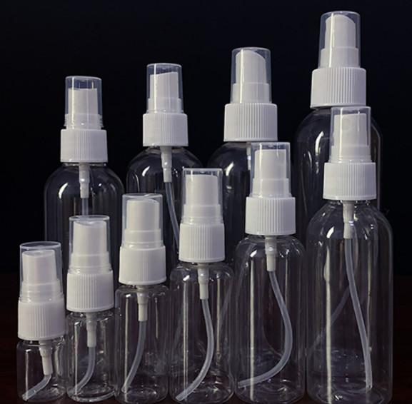 Buy cheap Perfume Alchohol Hand Sanitizer Spray Bottle 80ML 100ML Clear PET Plastic from wholesalers