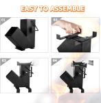 Carbon Steel Fabrication Rocket Stove Metal Fab Products Customized