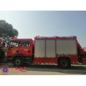Buy cheap MAN Chassis 213kw Emergency Rescue Fire Vehicle With 5440kg Traction Winch from wholesalers