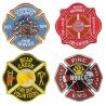 Buy cheap 100% Embroidery Iron On Fireman Patch Workwear Police Shoulder Patches from wholesalers