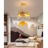 Buy cheap Kids room Crown Chandelier flat ceiling light scandinavian lamp(WH-MA-180) from wholesalers