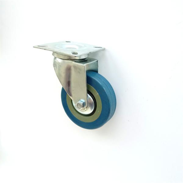 Buy cheap Blue Rubber Heavy Duty Caster Wheels For Industrial Applications from wholesalers
