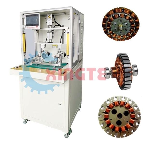 2 Stations Automatic Ceiling Fan Winding Machine For Stator Stack Height 150mm