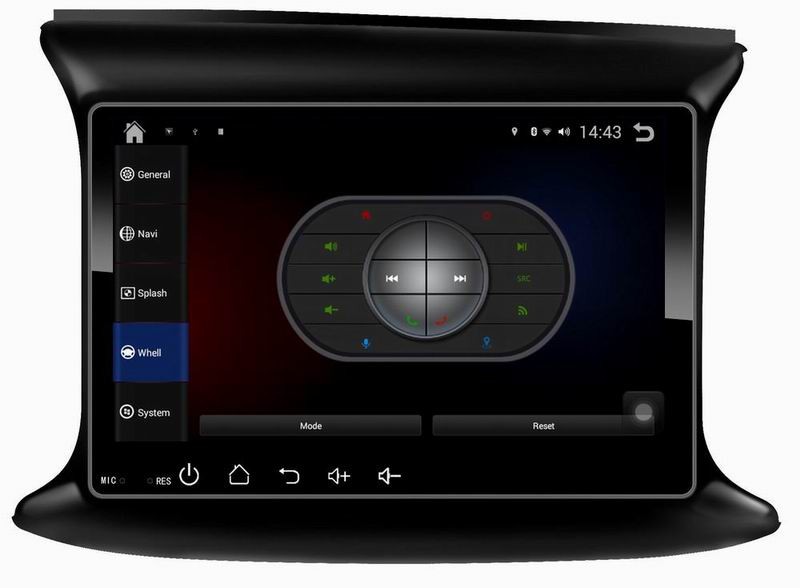 Ouchuangbo 2016 Car radio head unit dvd player stereo GPS for Fiat Viaggio HD 1024*600 4 Core Android 4.4 system