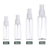 Buy cheap Clear 30ml 50ml 60ml 100ml Plastic Hand Sanitizer Bottles product