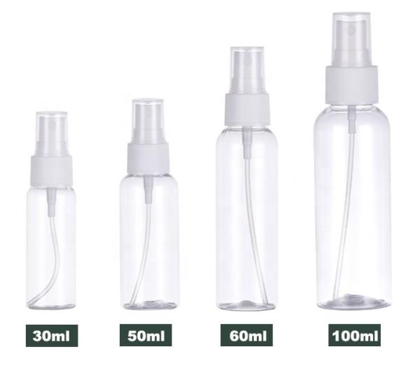 Buy cheap Clear 30ml 50ml 60ml 100ml Plastic Hand Sanitizer Bottles from wholesalers