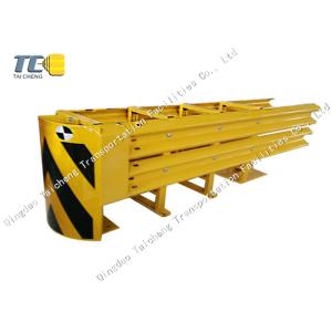 Highway Steel Tunnel Entrance Anti Collision Pad Guideable Yellow Crash