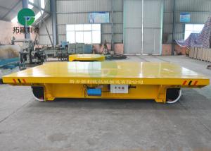 China 45 Ton Large Table Battery Power Rail Transfer Trolley For Steel Factory Material Transport on sale