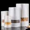 Buy cheap Biodegradable Recycled Stand Up Pouches Brown Kraft Paper Bags from wholesalers