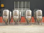 Food Grade 1000L Glycol Jacketed Fermenter 2 Bars Working Pressure