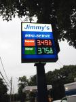 oil price sign for gas station led pump top sign gas changer led pump topper gas