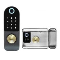 Buy cheap Cylindrical Knob 38mm-70mm Smart Electronic Lock Combination Keypad Deadbolt product