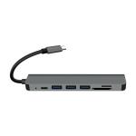 MacBook 7 In 1 HDMI SD TF Usb C Charging Docking Station