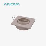 Bamboo Fiber Downlight Enclosure Square Recessed MR16 Downlight Housing